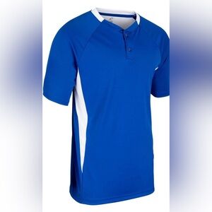 CHAMPRO Men's Clean Up 2-Button Baseball Jersey, S